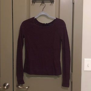 Burgundy sweater